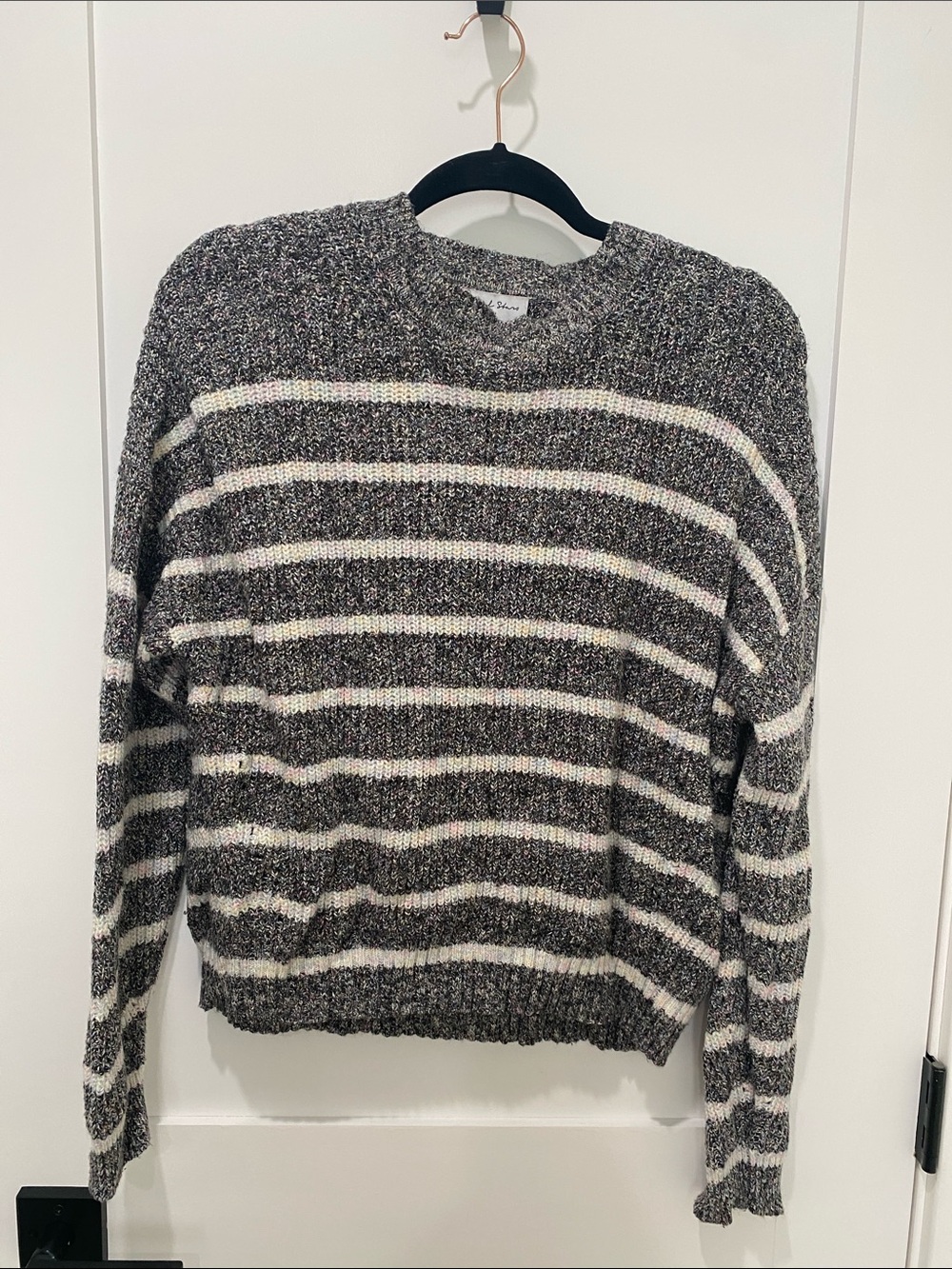 Michael Stars Rainbow Striped Sweater